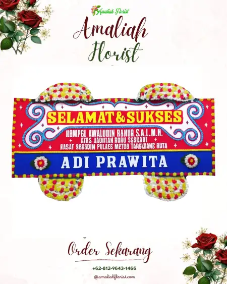 Papan Bunga Ucapan Selamat Adinuso